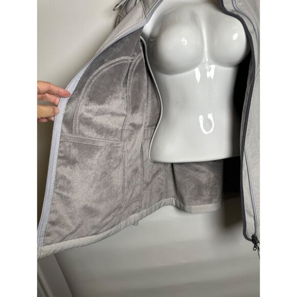 Free Country Faux Fur Lined Jacket Women's, Size Large Gray Faux Fur lining - Picture 8 of 12